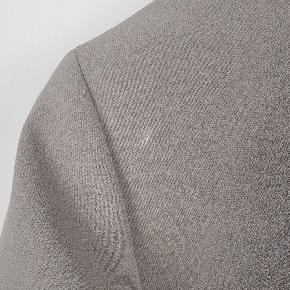 Talbots Women Long Sleeve Blazer Jacket Shoulder Pads Gray Size 14W. - Picture 6 of 10